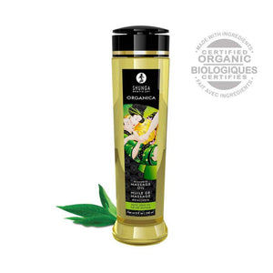 SHUNGA OLIO DA MASSAGGIO EROTICO AL TÈ VERDE EROTIC MASSAGE OIL 240 ML GREEN-TEA