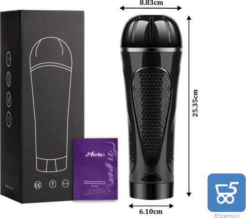 Massaggiatore per uomo con motore materiale silicone ipoallergenico stimolatore