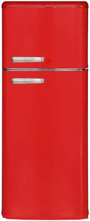 MASTER Frigorifero Doppia Porta Vintage Anni 50 CLASS280KRD cl. F Rosso