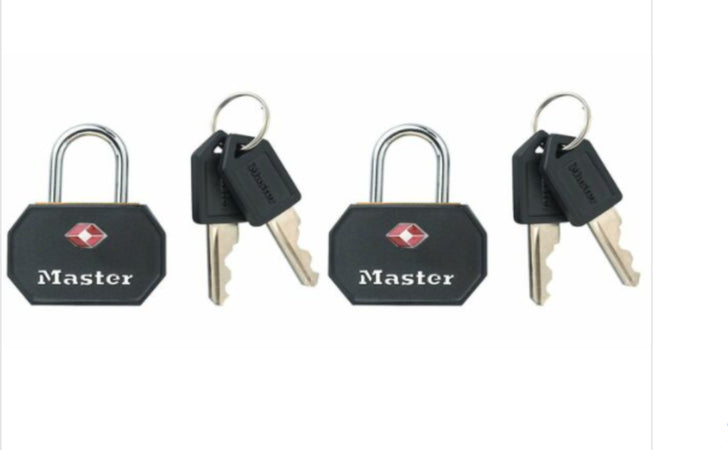 MASTER-LOCK---2-LUCCHETTI-TRAVEL-SENTRY-IN-ALLUMINIO-RIVESTITO-32x15x3-MM