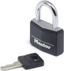 MASTER-LOCK---LUCCHETTO-CON-CHIAVE-IN-ALLUMINIO-NERO-MM-40