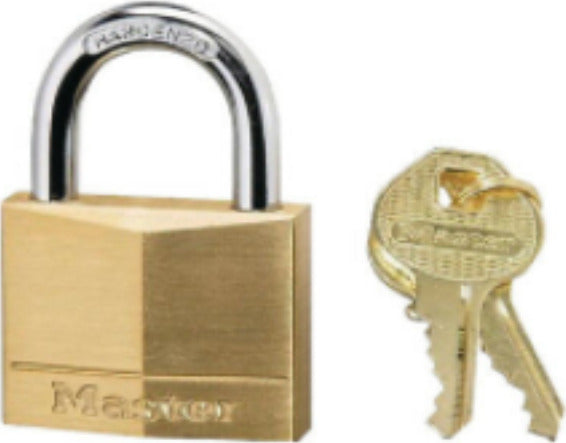 MASTER-LOCK---LUCCHETTO-IN-OTTONE-MASSICCIO---ARCO-ACCIAIO-TEMPERATO---50x25x7-MM