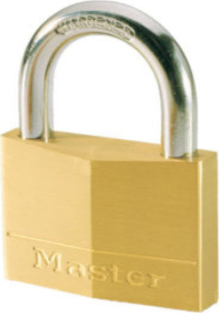 MASTER-LOCK--LUCCHETTO-IN-OTTONE-MASSICCIO-ARCO-ACCIAIO-TEMPERATO-70x36x11-MM