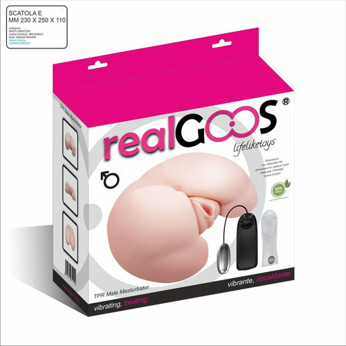 Masturbatore Parte Anatomica Ano E Vagina Realgoos® Con Glutei In Morbido Tpr Ovulo Vibrante Effetto Riscaldante Salute e cura della persona/Erotismo e contraccezione/Sex toys/Masturbatori maschili/Masturbatori realistici Kondorama - Martinsicuro, Commerciovirtuoso.it