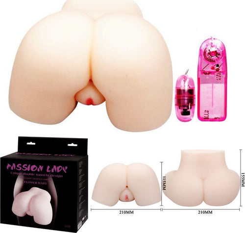 Masturbatore Uomo Vagina Ano Vibratore Realistico Baile Passion Lady Ii Pussy Ass con Telecomando 2 fori Color Carne in TPR Salute e cura della persona/Erotismo e contraccezione/Sex toys/Masturbatori maschili/Masturbatori realistici Kondorama - Martinsicuro, Commerciovirtuoso.it