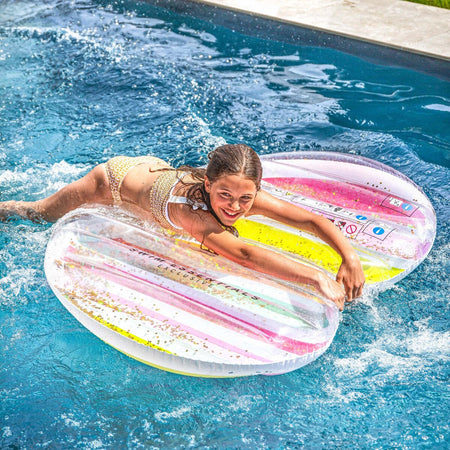 Materassino da Spiaggia Swim Essentials -Rainbow Heart Giochi e giocattoli/Sport e giochi all'aperto/Giochi aquatici e piscine per bambini/Canotti e gonfiabili galleggianti La Casa Del Bebè - Napoli, Commerciovirtuoso.it