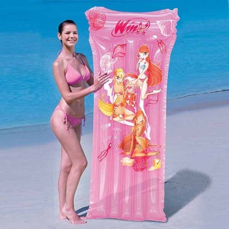 Materassino Gonfiabile Galleggiante Winx Mare Spiaggia Piscina 183 X 76 Cm Rosa Sport e tempo libero/Attività ricreative all'aperto/Camping e outdoor/Letti e accessori da campeggio/Materassini/Materassini autogonfianti Trade Shop italia - Napoli, Commerciovirtuoso.it