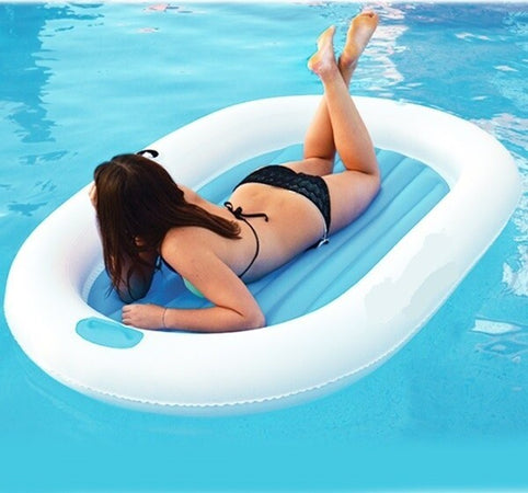 Materassino-Ovale-Isola-Gonfiabile-Yacht-Line-Mare-Piscina-Pvc-185-X-117-Cm