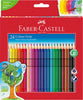 Matite colorate Color Grip - acquerellabili - Faber Castell - scatola 24 pezzi Giochi e giocattoli/Attività creative/Accessori per disegnare e colorare/Pennelli Eurocartuccia - Pavullo, Commerciovirtuoso.it