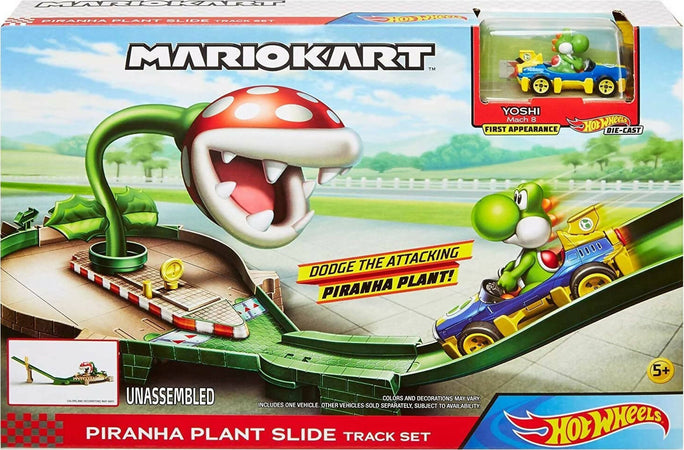 Mattel Hot Wheels Mario Kart Pista Piranha Plant Slide Trak Set Gioco per Bambini Giochi e giocattoli/Personaggi giocattolo/Edifici e scenari/Piste da corsa Cartoleria Deja Vu - Crotone, Commerciovirtuoso.it