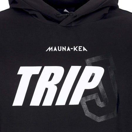 MAUNA-KEA-Felpa-Leggera-Cappuccio-Uomo-Basic-Hoodie-X-Triple-J-Black-da-uomo