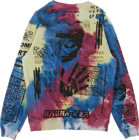MAUNA-KEA-Felpa-Leggera-Girocollo-Uomo-Manifesto-Sweatshirt-Multi-da-uomo