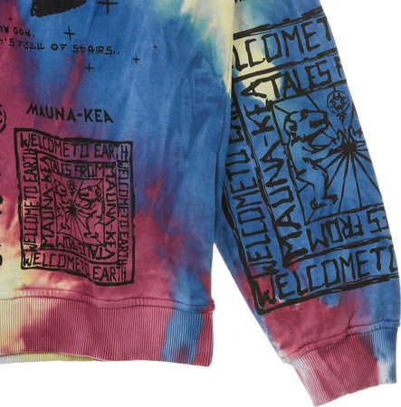 MAUNA-KEA-Felpa-Leggera-Girocollo-Uomo-Manifesto-Sweatshirt-Multi-da-uomo
