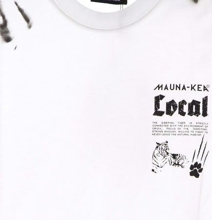 MAUNA-KEA-Maglietta-Uomo-Tiger-Tee-White-da-uomo