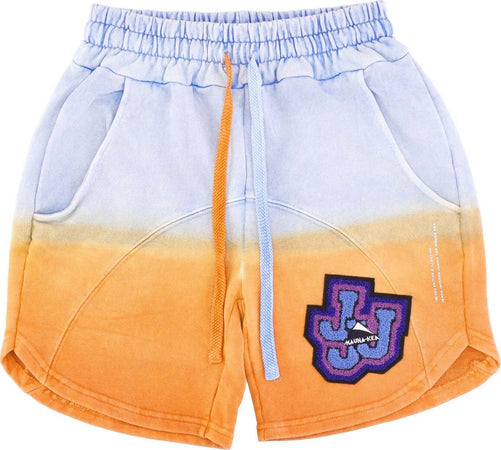 MAUNA-KEA-Pantalone-Corto-Tuta-Uomo-Degrade'-Short-Pants-X-Triple-J-Cyan/orange-da-uomo