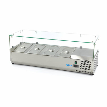 Vetrina Refrigerata Portacondimenti - 120cm - adatto a 4 x 1/3 GN