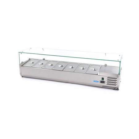 Vetrina Refrigerata Portacondimenti - 160cm - adatto a 7 x 1/3 GN