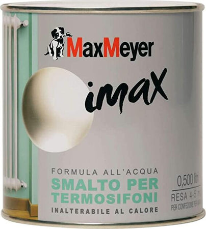 MAXMEYER---500ml---SMALTO-SATINATO-ALL'ACQUA-PER-TERMOSIFONE---COLORE-BIANCO-GHIACCIO