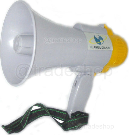 MEGAFONO PORTATILE ALTOPARLANTE REGISTRATORE VOCALE MUSICALE BATTERIA 200 mt. Sport e tempo libero/Accessori per sport e attività ricreative all'aperto/Attrezzature per arbitri e allenatori/Megafoni Trade Shop italia - Napoli, Commerciovirtuoso.it