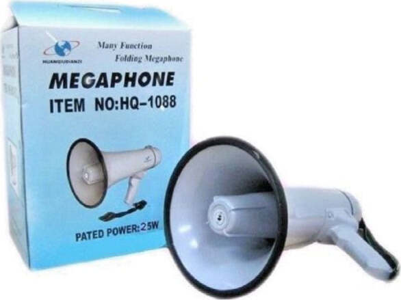 Megafono-Portatile-Professionale-Aux-600mt-25w-Registratore-Vocale-Hq-1088