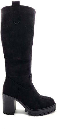 Melissa - Stivali donna tacco alto in ecopelle nero