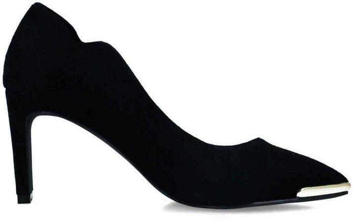 Membur Décolleté Donna in Camoscio Scarpe Con Tacco 7 Cm Suola in Gomma Collezione Aut-Inv 2022/23