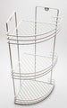 MENSOLA DA BAGNO ANGOLARE A 3 LIVELLI RIPIANI METALLO BIANCA 59X22X22CM  Trade Shop italia - Napoli, Commerciovirtuoso.it