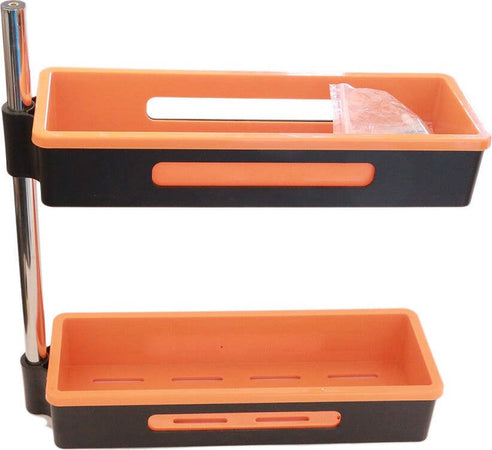 Mensola Pensile Da Parete Scaffale Muro 2 Vani Rotante 180? Porta Spezie Salse Casa e cucina/Organizzazione interni/Porta oggetti cassetti e scaffali/Mensole da muro Trade Shop italia - Napoli, Commerciovirtuoso.it