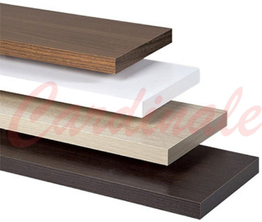 MENSOLA RETTANGOLARE ECOPAN DA PARETE cm 60 x 20 Spess 1,8 cm vari colori