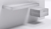 Mensolone in laminato sospeso per lavabi da appoggio e cassettiera Olmo Chiaro Casa e cucina/Bagno/Mobili da bagno/Mobiletti con lavabo Ogomondo - Martina Franca, Commerciovirtuoso.it