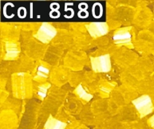 Merci-uomo-perline-Rocailles-satinato-9/0-2,7-mm-confezione-da-24-gr-federa-8580-giallo