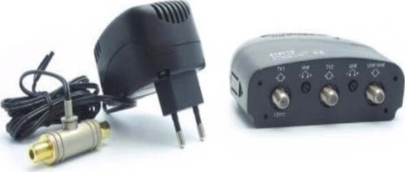 METRONIC---AMPLIFICATORE-30-DB,-2-USCITE-TV-9,52-MM