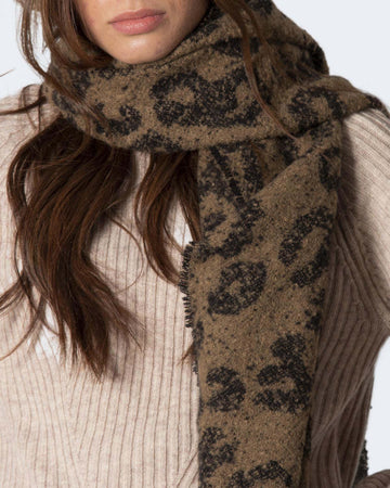 Mia Stola Mantella/Sciarpa Donna Leopardato Marrone Moda/Donna/Accessori/Sciarpe e stole/Sciarpe Scontolo.net - Potenza, Commerciovirtuoso.it