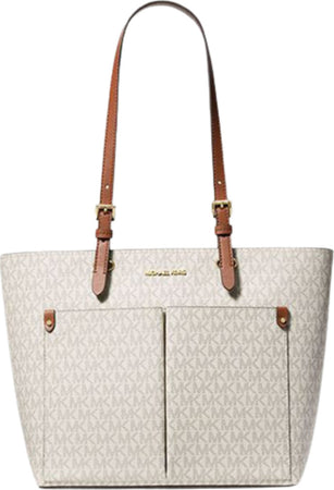 Michael-Kors-Jet-Sest-Travel-Borsa-media-con-doppia-tasca-in-non-pelle-Vegana-(Vaniglia)-35F3GTVT3B-149
