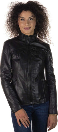 Michelina---Giacca-Donna-Nera-in-vera-pelle