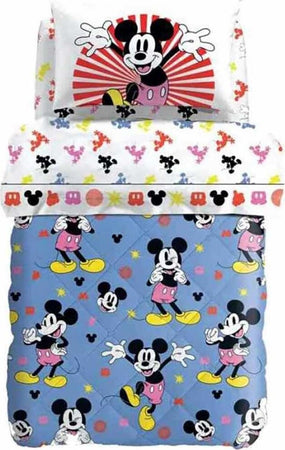 MICKEY FANTASY CALEFFI TRAPUNTA SINGOLA 1 PIAZZA COTONE DISNEY Casa e cucina/Tessili per la casa/Biancheria per la cameretta/Trapunte e copriletti La Bottega del Risparmio - Bari, Commerciovirtuoso.it