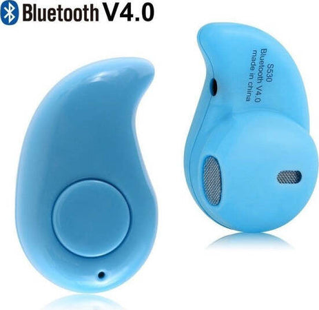 Micro-Auricolare-S530-Bluetooth-Microfono-Cuffie-Mono-Mini-Piccolo-Azzurro