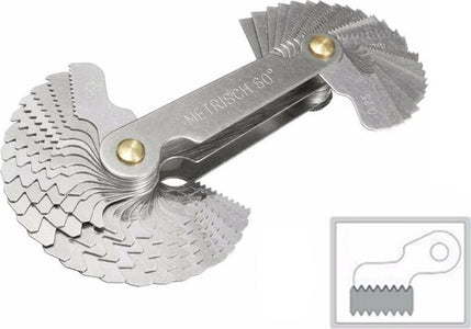 Micro-Calibro-52-Lame-Metriche-55-60-filettatura-Da-0,25a-6-Mm-Tools