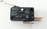 Micro Interruttore Micro Pulsante Con Leva Curva Defond DMC-1215 2 FASTON 15 AMP Fai da te/Materiale elettrico/Interruttori e dimmer/Interruttori da cavo Rossi Ricambi - Venetico Marina, Commerciovirtuoso.it