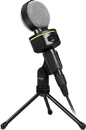 Microfono-A-Condensatore-Da-Tavolo-Audio-Qy-930-Con-Supporto-Treppiede-Pc-Laptop