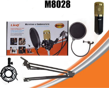 Microfono A Condensatore Professionale Registrazione Vocale Android Ios Tablet M8028 Elettronica/Informatica/Accessori/Accessori per audio e video/Microfoni per PC Trade Shop italia - Napoli, Commerciovirtuoso.it