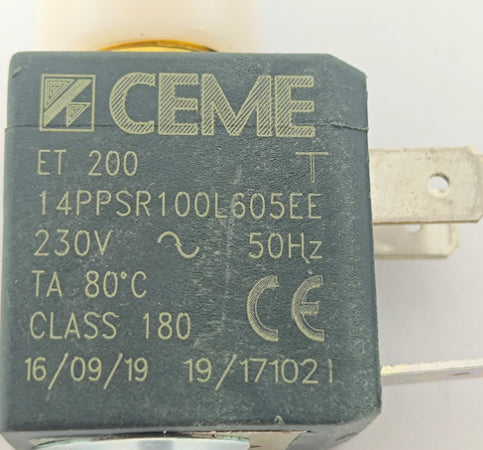 Micropompa Acqua Vapore Ceme Et200 14ppsr100l605ee 230v Ferro Da Stiro E Altri Usi Casa e cucina/Ferri da stiro e accessori/Accessori per ferro e asse da stiro/Accessori per generatori di vapore Rossi Ricambi - Venetico Marina, Commerciovirtuoso.it