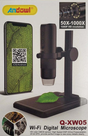 Microscopio Digitale Q-xw05 Wi-fi Usb 1080p Risoluzione Hd 50-1000x Portatile Elettronica/Foto e videocamere/Binocoli telescopi e ottica/Microscopi/Microscopi digitali portatili Trade Shop italia - Napoli, Commerciovirtuoso.it