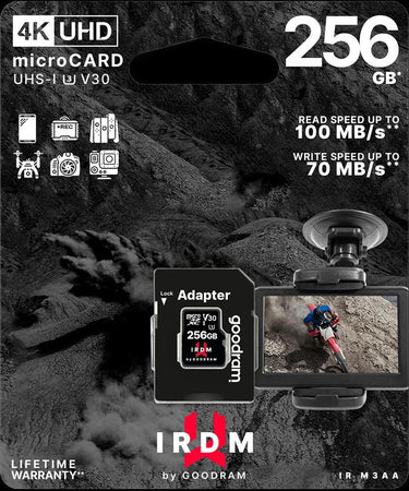 microSD-256GB-CARD-UHS-I-U3-+-adapter---retail-bliste-Goodram