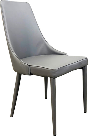 MILE---sedia-moderna-in-ecopelle-Grigio-scuro-Milani-Home