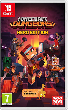 Minecraft Dungeons - Nintendo Switch, Hero Edition ITA Gioco D'azione Mojang Videogiochi/Nintendo Switch/Giochi Cartoleria Deja Vu - Crotone, Commerciovirtuoso.it