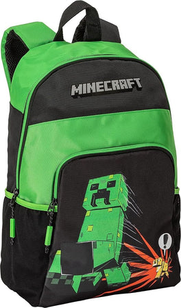 Minecraft-Zaino-Scuola-Organizzato-Green-Minecraft-Franco-Cosimo-Panini-31-lt