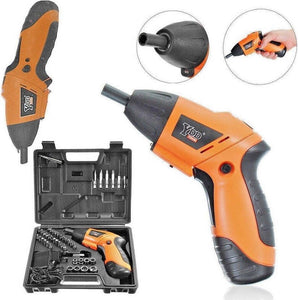 MINI AVVITATORE ELETTRICO BATTERIA RICARICABILE TRAPANO SNODABILE CON VALIGETTA Fai da te/Utensili elettrici e a mano/Utensili elettrici/Trapani/Avvitatori ad impulsi Trade Shop italia - Napoli, Commerciovirtuoso.it