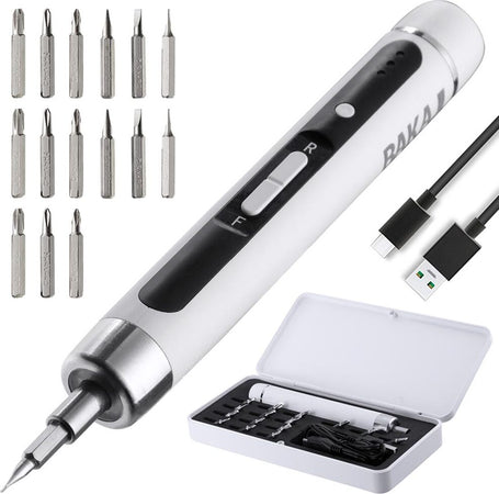 Mini-Cacciavite-Elettrico-Precisione-Ricarica-USB-Avvitatore-Smartphone-15-Punte