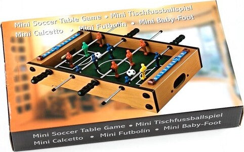 Mini Calcetto Da Tavolo Struttura In Legno E Sagome In Plastica Pallina Inclusa Giochi e giocattoli/Giochi da tavola di società e accessori/Videogiochi Arcade e da tavola/Calcio balilla Trade Shop italia - Napoli, Commerciovirtuoso.it